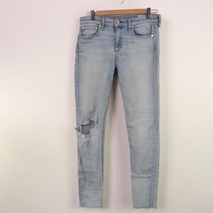Rag & Bone Cate Mid Rise Distressed Skinny Jeans size 28